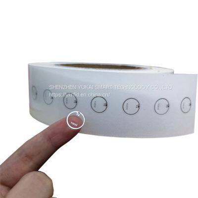 Smart Tag UHF RFID 900MHz 11mm Round Wet Rfid UHF Sticker Label for Box Packing photo-2