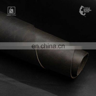 Exclusive Range of Full Grain Sustainable 22 Sqft Vegetable Tanned Cow Genuine Leather for Sale photo-2