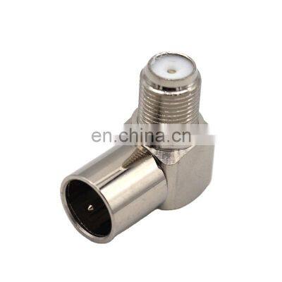 RF coaxial 9.5 TV male ,PAL male connector crimp for RG58/RG59/RG6 /RG11 connector