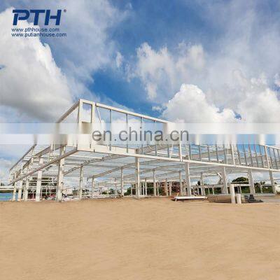 Steel Structure Shopping Mall Green Energy Saving Hot Sales Prefabricated Modular Steel Structure Warehouse