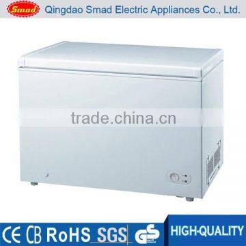 Big capacity solid door best price ice cream display chest freezer