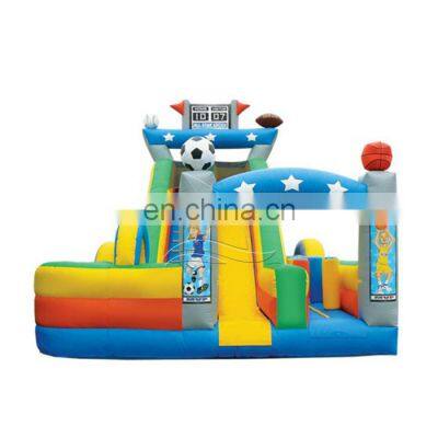 Commercial use children party game cheap dry slide inflatable slide for sale