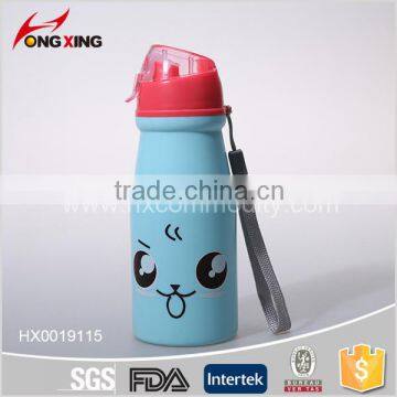 PP Plastic Material Airtight Kids' straw watter bottles