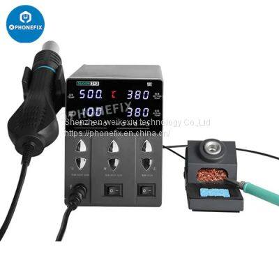 SUGON 212 2 IN 1 Hot Air Gun Digital Display Rework Station With Soldering Iron