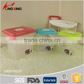 hot sale houseware plastic rice storage bucket