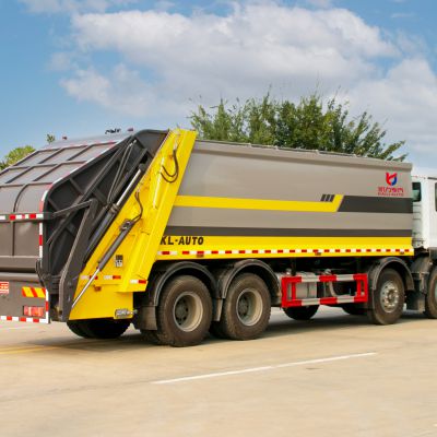 CNG Gas Fuel Compressed Garbage Truck 8m3 Garbage Compactor Truck