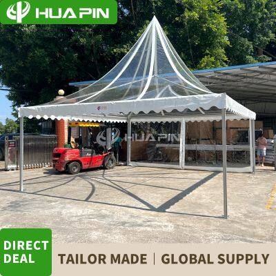 3x3m 4x4m 5x5m 6x6m 8x8m 10x10m Chinese Wedding Event Pagoda Tents for Sale photo-2