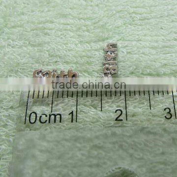 Floating Lockets Charms Loose Beads Alloy DIY i Love You Beadings photo-4