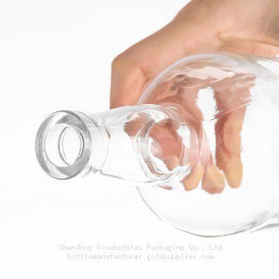 500ml 700ml 750ml Tequila Patron Liquor Spirit Alcohol Bottle Gold Supplier SinoBottles Packaging photo-3