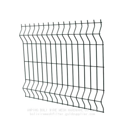 2025 WELDED wire fence supplier PE Coated and PVC coated welded Wire fencing Curvy Welded Wire Mesh Fence/BOLI WIRE MESH QUALITY WELDED WIRE FENCING