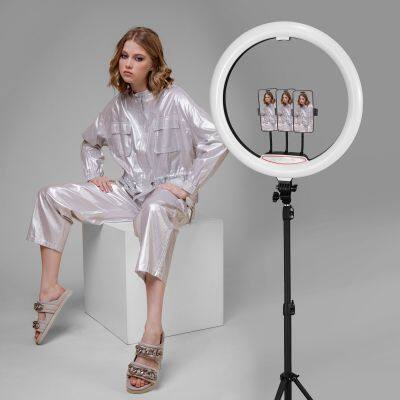 Kytuwy 22 Inch Light Cell Phone Tiktok Live Photography Playing Light Makeup Video Shooting Fill Light With Tripod photo-6