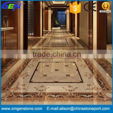 Professional Stone Supplier Polished Marble Waterjet Medallion