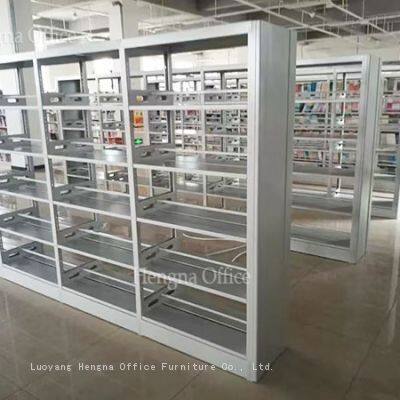 Flexible Public Library Double Sided Bookshelf Depth: Adjustable Columns and Lengths for Efficient Schools and Universities Storage photo-3