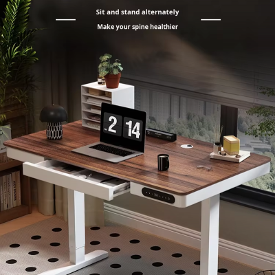 Standing Desk - Adjustable Hand Lift Table Frame for Office Furniture & Living Room - Linear Actuator for Enhanced Ergonomics and Productivity