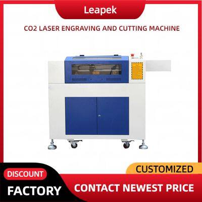 Jinan CO2 Laser Cutting Machine 80w/100w/130w/150w Water-Cooled for Fabric Wood Rubber With AI/PLT Support photo-3