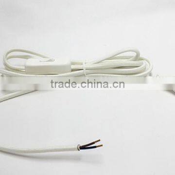 White Textile Cordset With 304 Inline Swutch photo-5