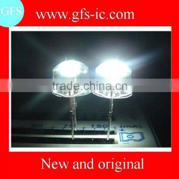 Highlight the white light straw hat 8 mm white Astigmatism light-emitting diode LED 0.5 W