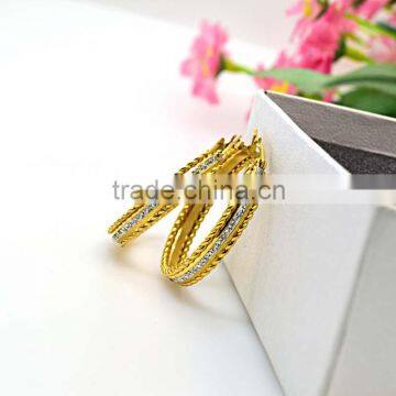 New 2016 Latest Gold Earring Design Simple Gold Earring Designs for Women photo-3
