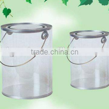 Wholesale SGS approved PVC bucket with tinplate edge