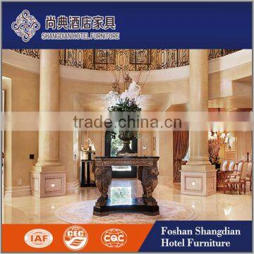 antique style wooden flower table for hotel lobby/ in dubai/saudi arabia JD-HT-008