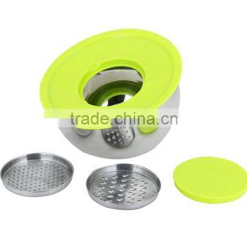 Mixing Bowl with Grater Set,stainless steel deep mixing bowl,Stainless Steel Bowl with Lid