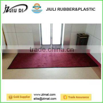 anti-slip features pvc backed bathroom carpet,pvc door mat