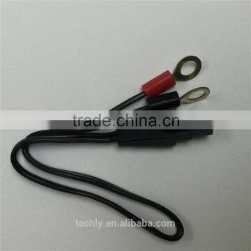 Micro Fit Black Connector To 12V Battery Ring Terminal Power Cable photo-2