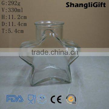 300ml Star Shape Glass Vase