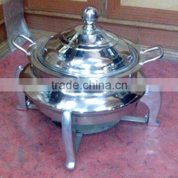 Steel Cheffing Dish, Wedding & Party utensils, food serving dish, hot keeping dish, Catering item, Hotel & Restaurant utensils