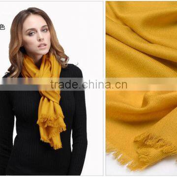 Lady Fashion Plain Pure Indian Wool Shawl photo-6