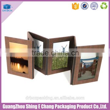 Professional producer size customized and recyclable showing paper photo album,rigid paper photo album