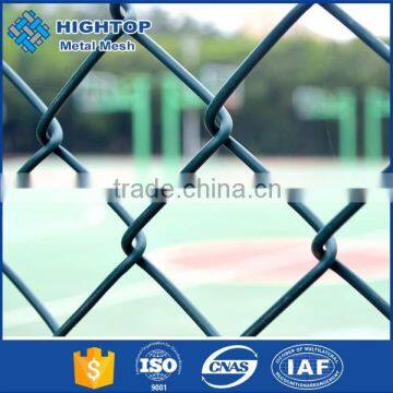 Plastic coated diamond chain link fence