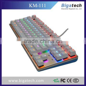 87keys RGB Mechanical Backlight Gaming Keyboard photo-4