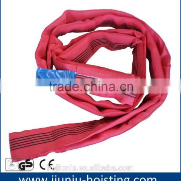 Colorful safe lifting sling/polyester webbing sling/round sling