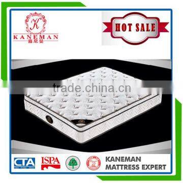 Euro top eco-friendly high density foam continuous spring mattress