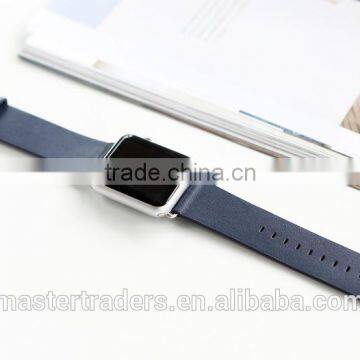 Original Rock 38MM Buckle Genuine Leather Watch Band Wrist Strap With 12 Holes For Apple Watch MT-3510 photo-6