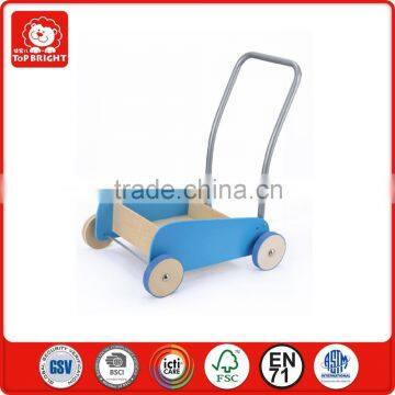 Japan 's ST standard kids christmas gift ideas for friends rubber on the wheel no damage to floor small wooden baby walker price