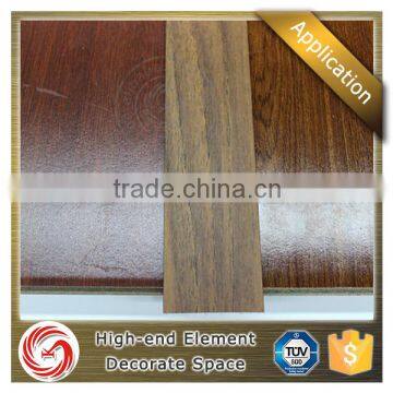 Newest Arrival Aluminium Wood Grain Floor Trim Floor Transition Cover Strip photo-5
