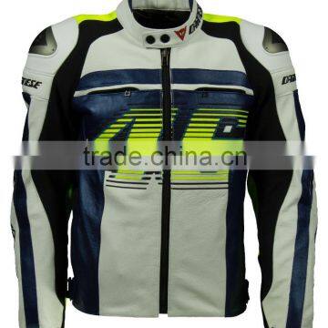 Custom made leather jacket/fashion leather jacket/Men Motorbike racing Leather Jacket/Motorcycle Biker Jacket/WB-MBJvr46