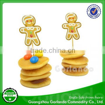 cookie food printing decoration custom flag toothpick