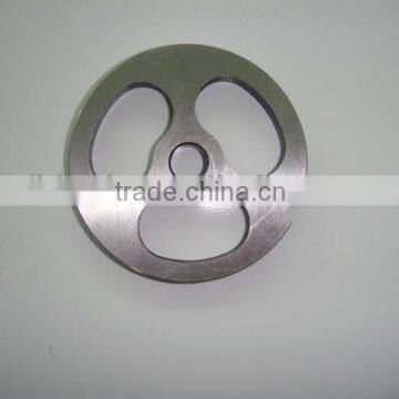 Three holes meat mincer plate,meat grinde plate,grinder knife and plate,meat grinder accessories