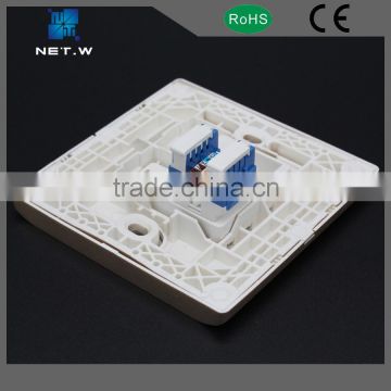 Network Use Telecome Female Connector Cat6 RJ45 Faceplate Keystone