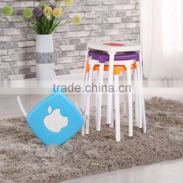 Plastic stackable Stool with height 47 cm,HYM-1002