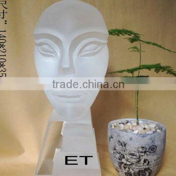 Frosted Crystal statue, crystal effigy, crystal sculpture model CBM-1008