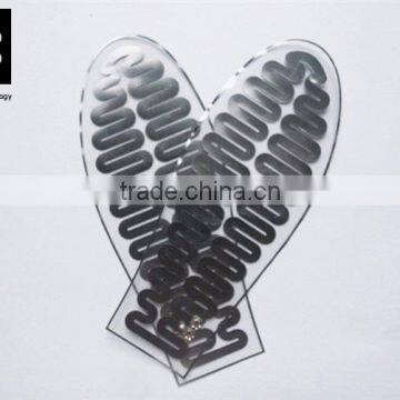 customized 12V PET/PI heater for insole inserts on car/motorcycle/snowmobile