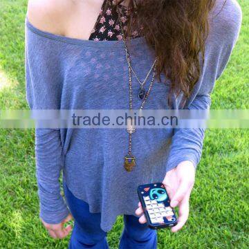 Alien Pizza Silver Studded Pyramid Silicone Phone Case,Gummy Phone Case photo-2