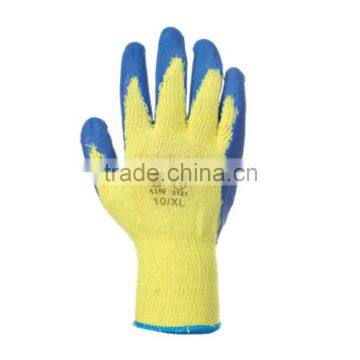 Cheap fashionable latex coated work gloves cut resistant work glove pattern wholesale GL4061