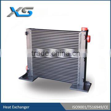 customized air to oil aluminum concrete pump truck oil cooler