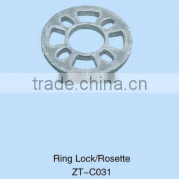 RingLock Rosette, DIP Galvanized Parts of Scaffolding Ring Lock System ZT-C031