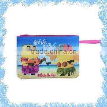 600D polycotton zipper bags